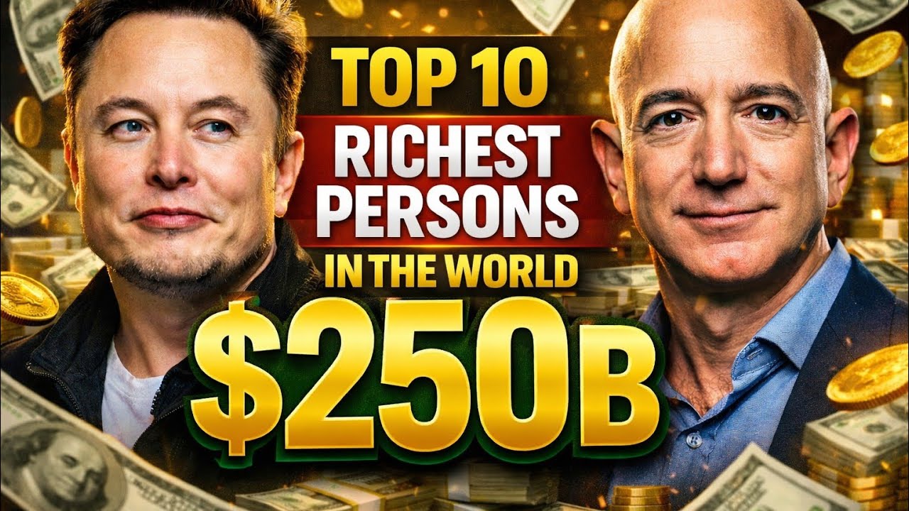 Top 10 richest person in the world 🌍.