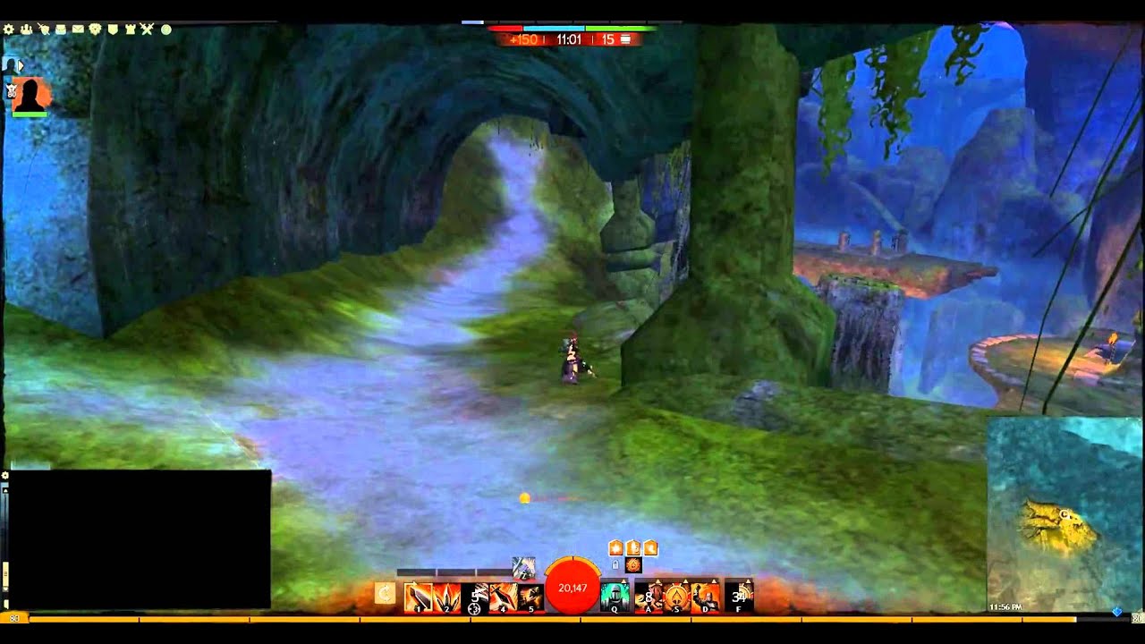 Eternal Battlegrounds Jumping Puzzle Speedrun (Obsidian Sanctum) - 3min 17 seconds