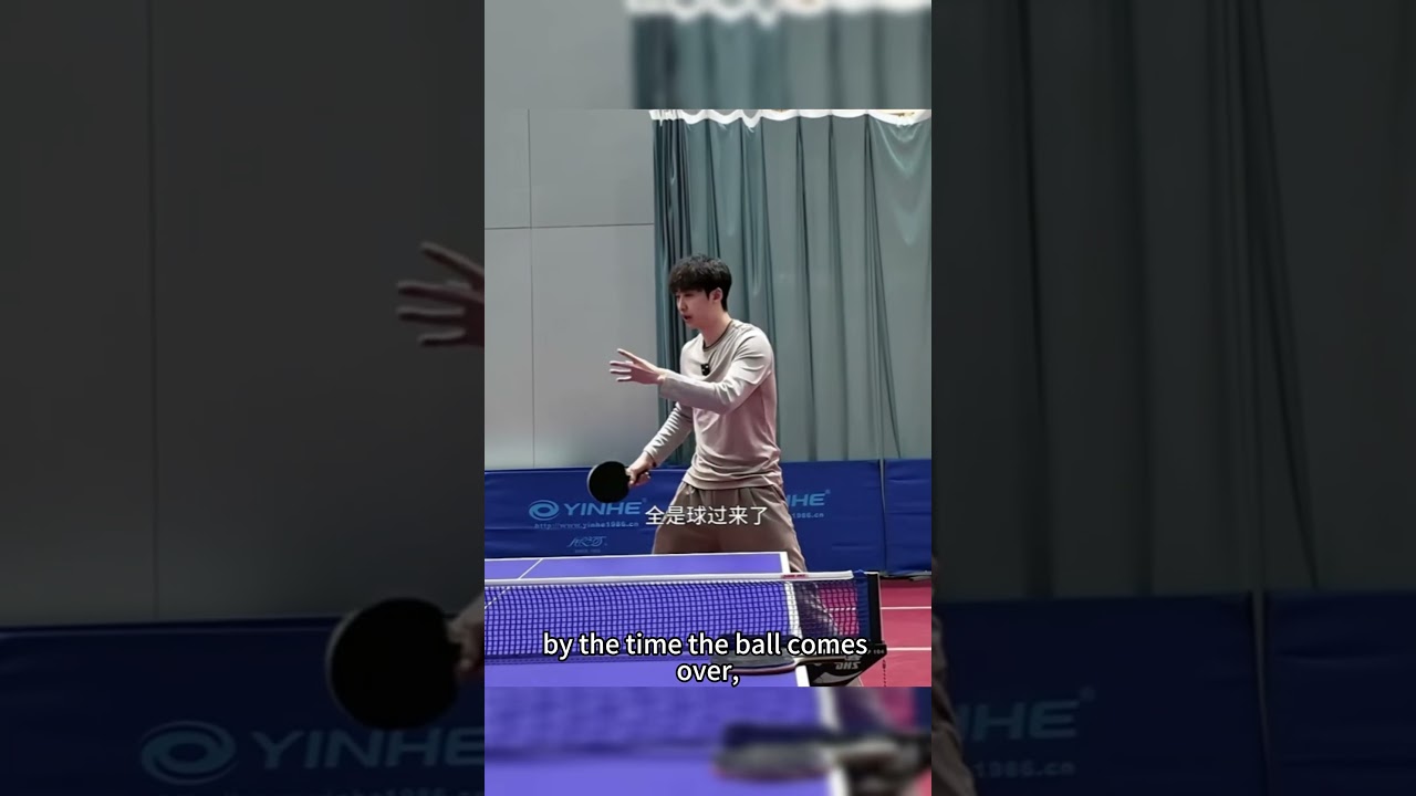 Секрет более быстрой реакции в настольном теннисе #пингпонг #настольныйтеннис