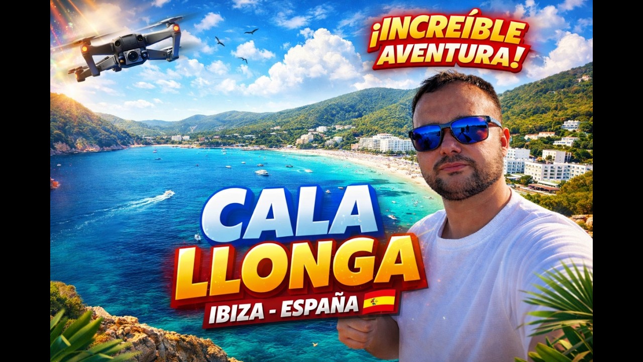 Cala Llonga Ibiza | Playa, vistas aéreas y paseo completo