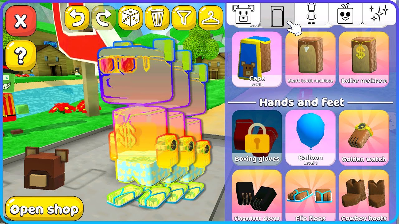 Teleport Bear Outfit Wheel of Fortune - Super Bear Adventure Gameplay Walkthrough