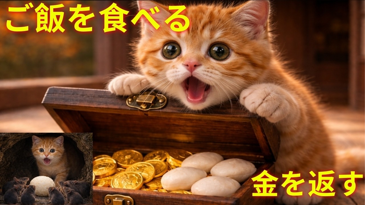 【ももたろ 家族】精進ごはんとねずみの恩返し