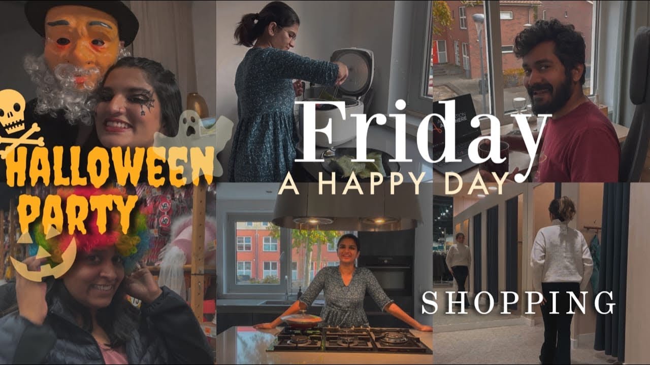 Friday | Halloween party | Some Shopping |A Day in my life