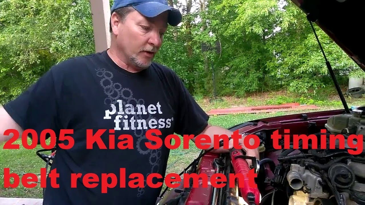 2005 Kia Sorento SUV timing belt replacement/overview