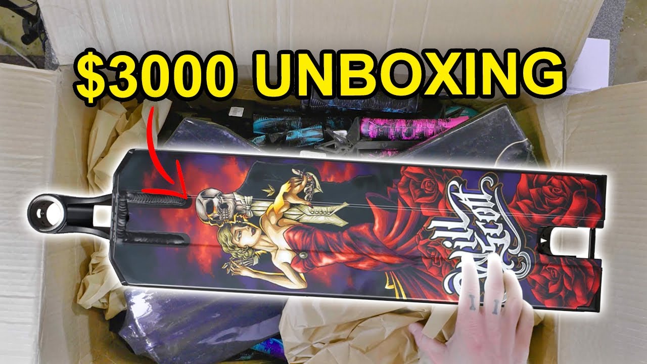 WE BOUGHT 10 ENVY SCOOTER DECKS - AOSv6 Unboxing and Review