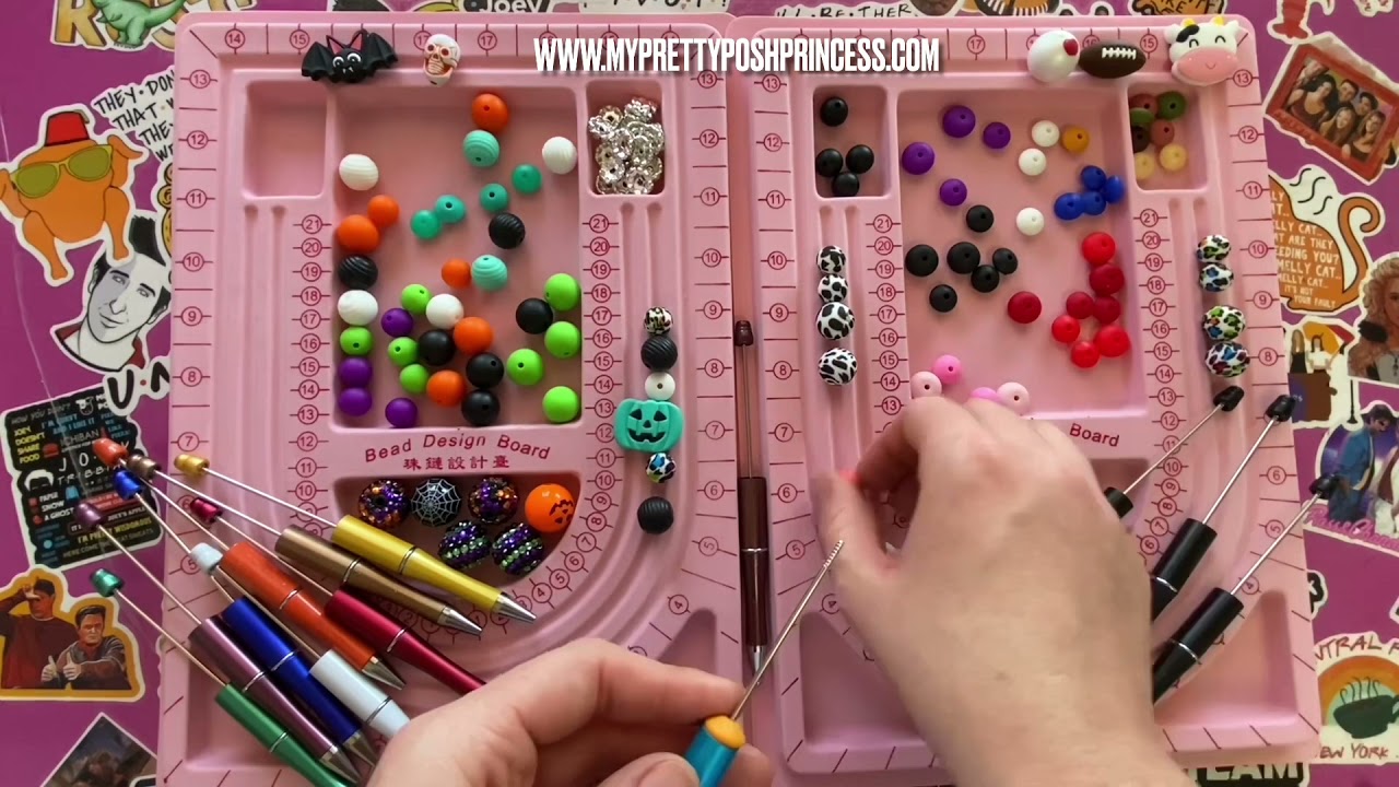 New Beadable Pens with Chunky & Silicone Beads