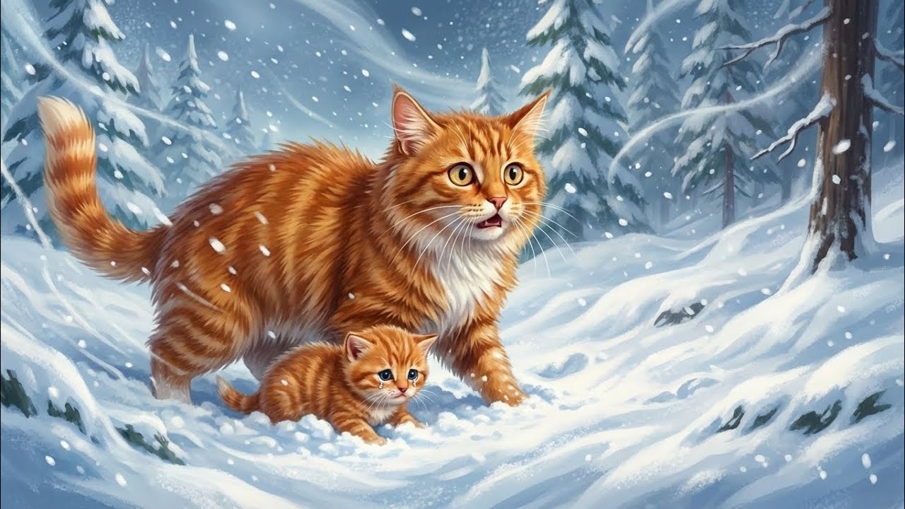 A Mother’s Love: Ginger Cat’s Heartbreaking Search & Heroic Rescue 🐈❤️