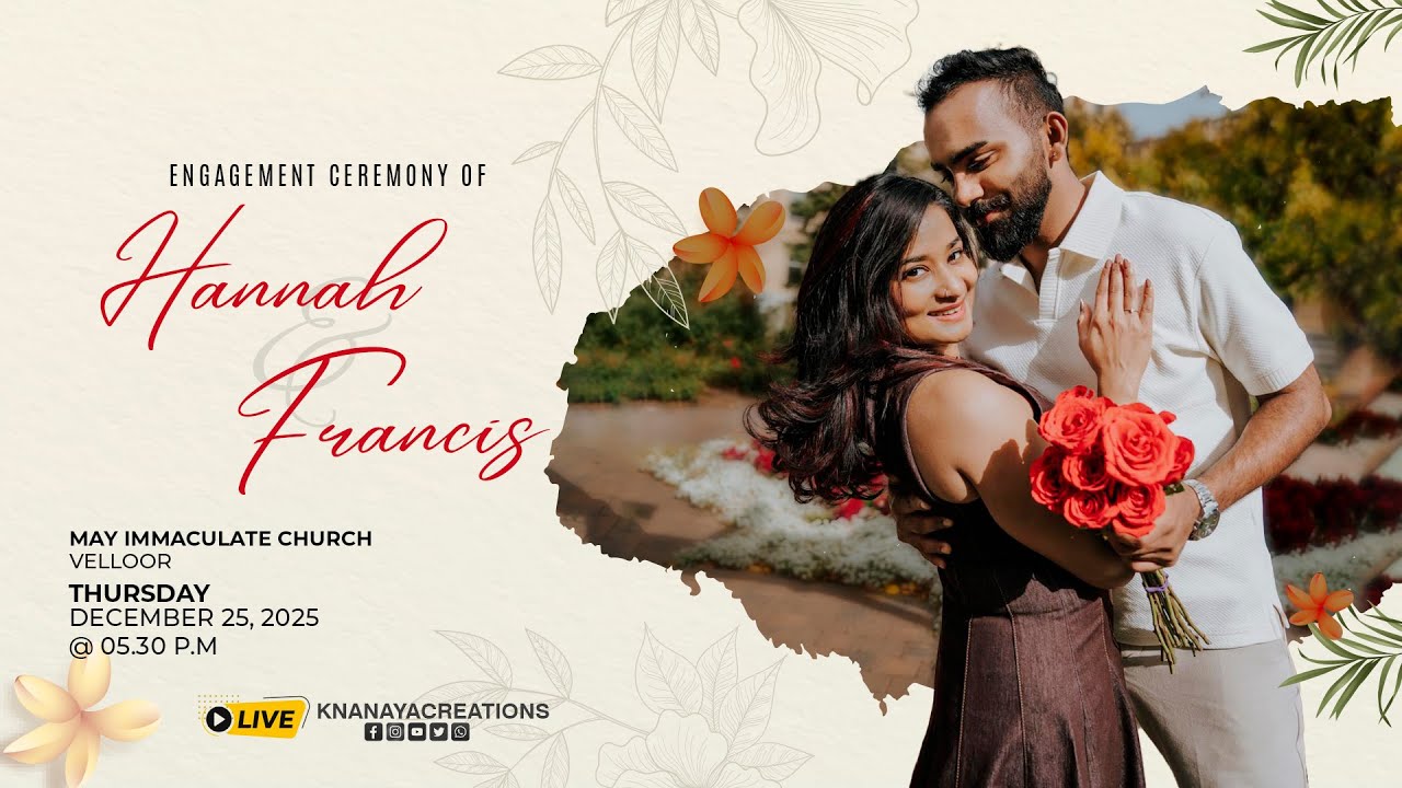 ENGAGAMENT CEREMONY OF HANNAH & FRANCIS   ||   LIVE   ||  25.12.2025
