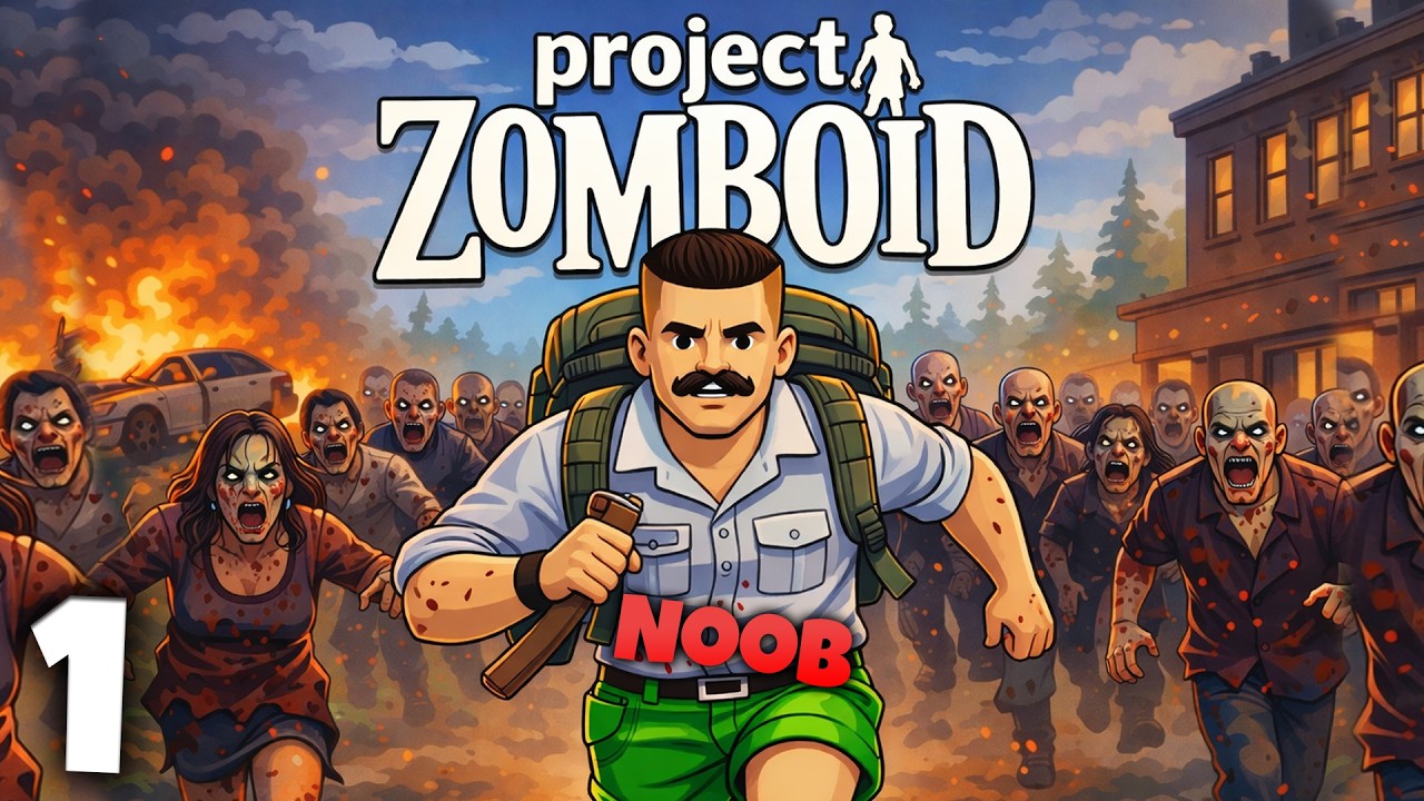 НАЧАЛО! - Project Zomboid - Первое прохождение - Часть 1