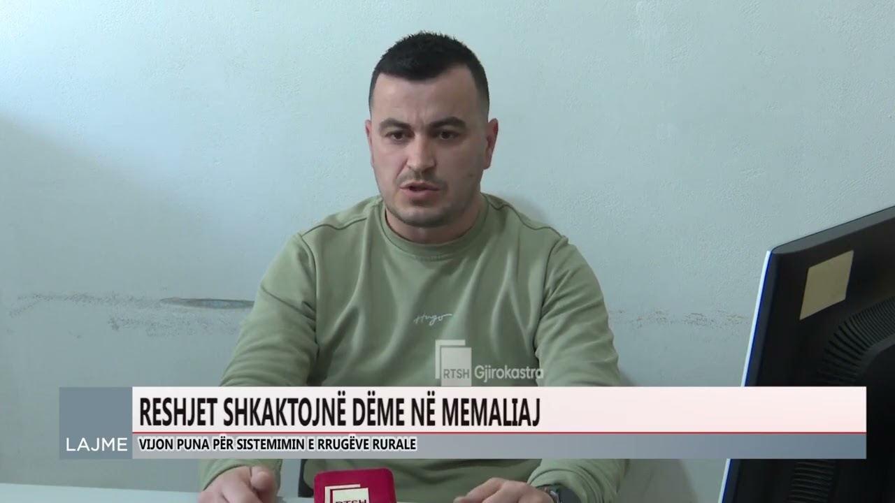 BASHKIA MEMALIAJ NIS NDËRHYRJET PËR TË RIKUPERUAR DËMET NGA RESHJET