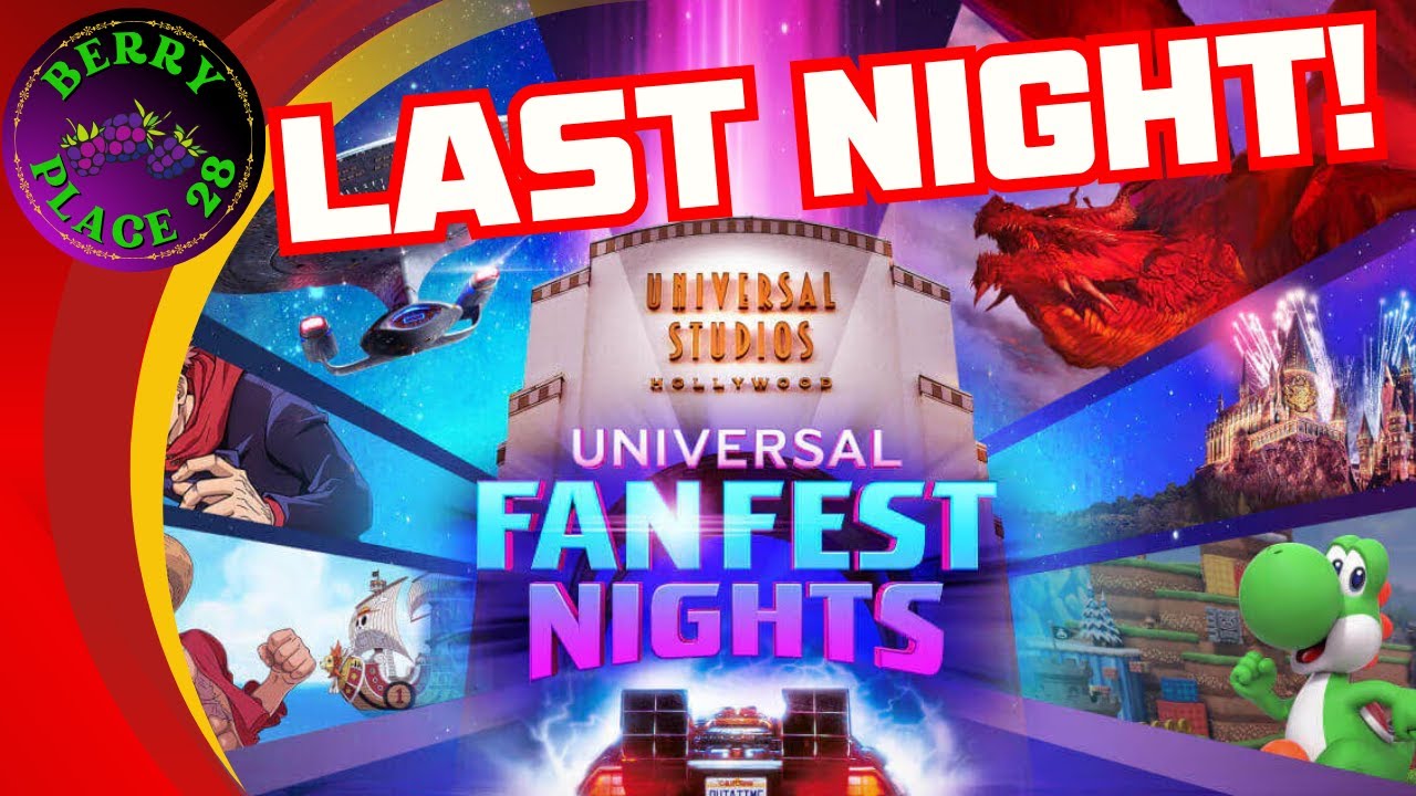 🔴 LIVE - UNIVERSAL FAN FEST NIGHTS: LAST NIGHT!   #live #universal #studios #hollywood #fanfest