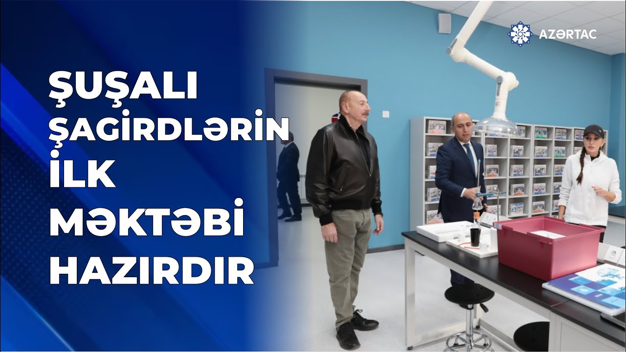 Şuşa şəhəri 1 nömrəli tam orta məktəbin açılışı olub