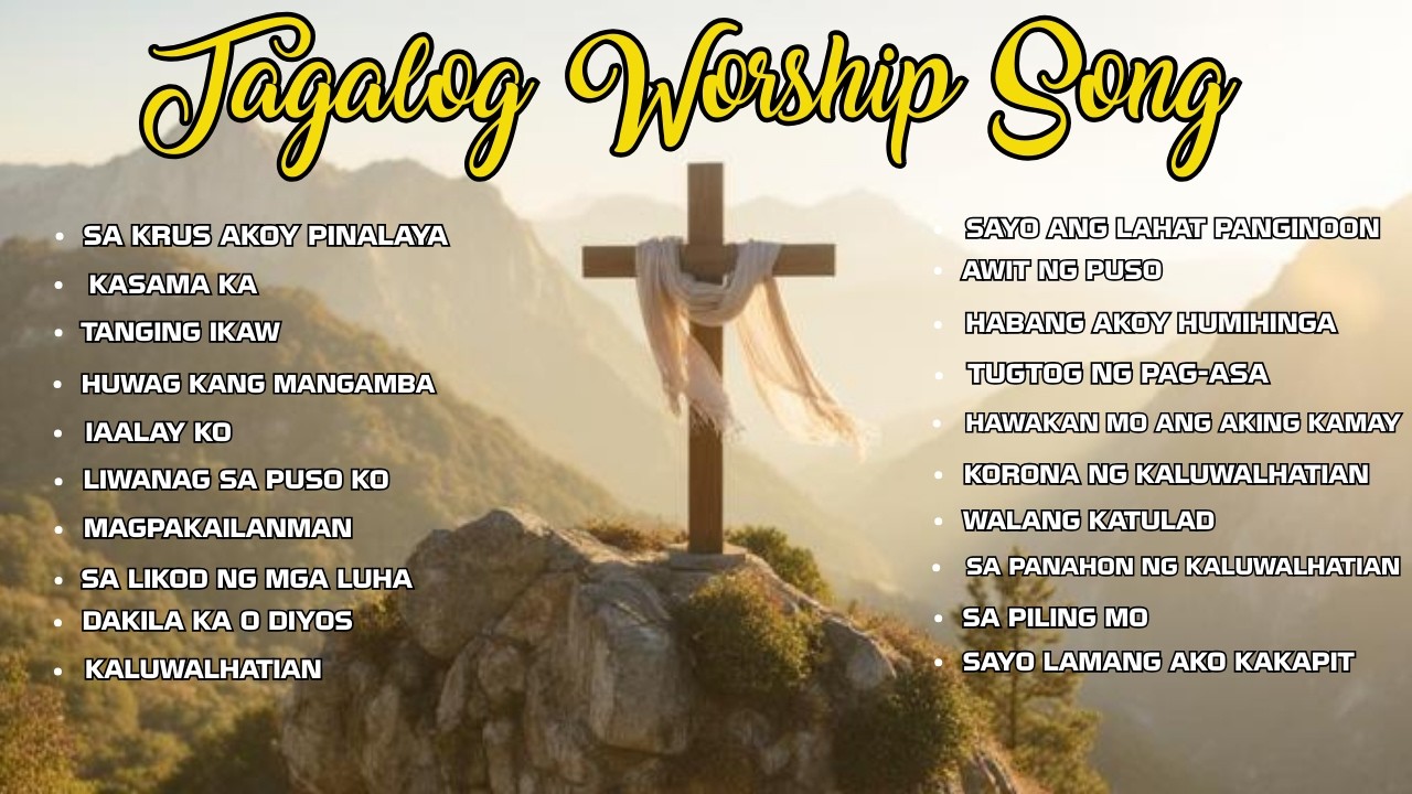 ''SA KRUS AKOY PINALAYA'' CHRISTIAN  WORSHIP SONG WITH LYRICS