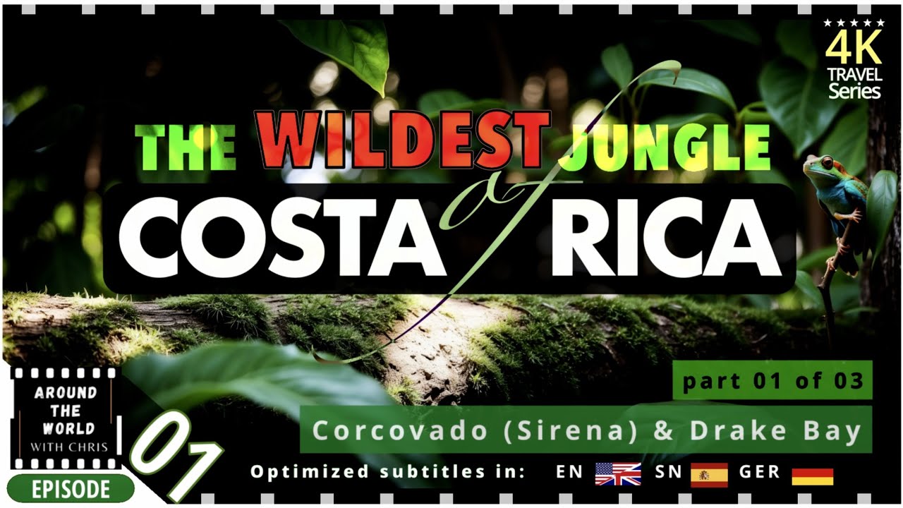 CORCOVADO: The WILDEST Jungle of COSTA RICA | Wildlife Documentary | Drake Bay & Sirena | pt. 1 of 3