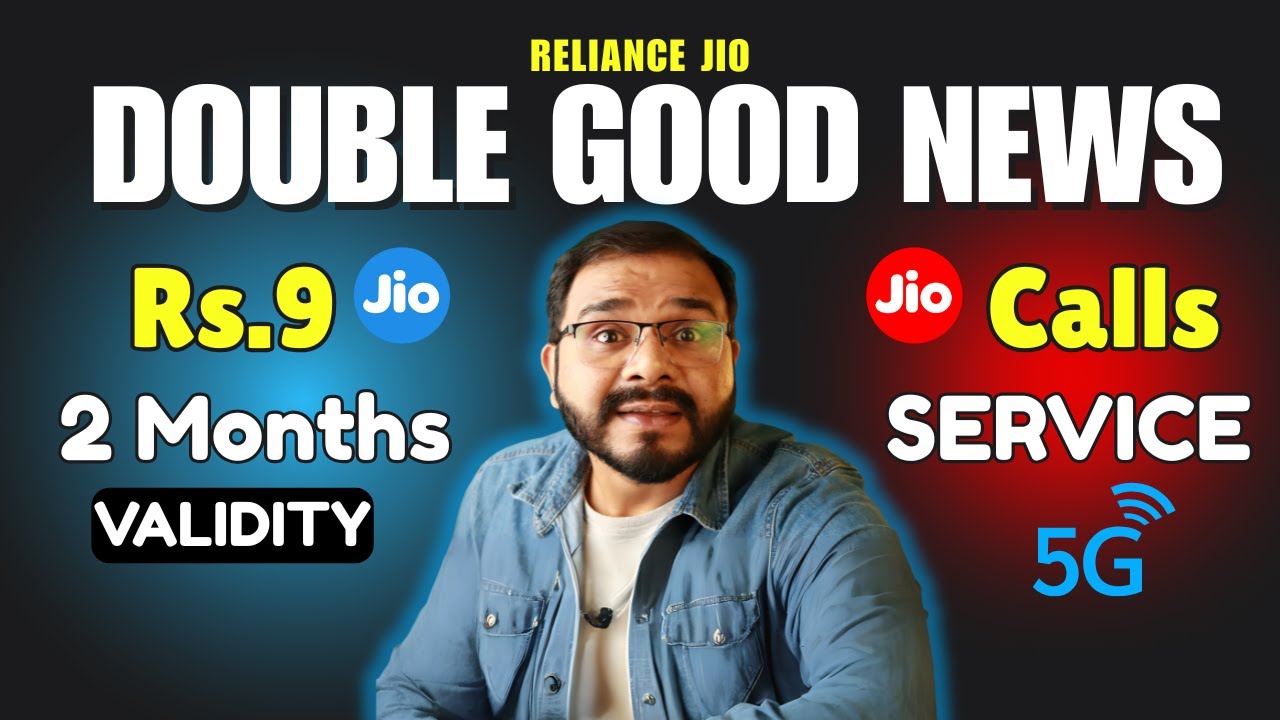 Jio 5G Good News😱 & New Rs.9 Jio Offer with Best in Class Value for Money