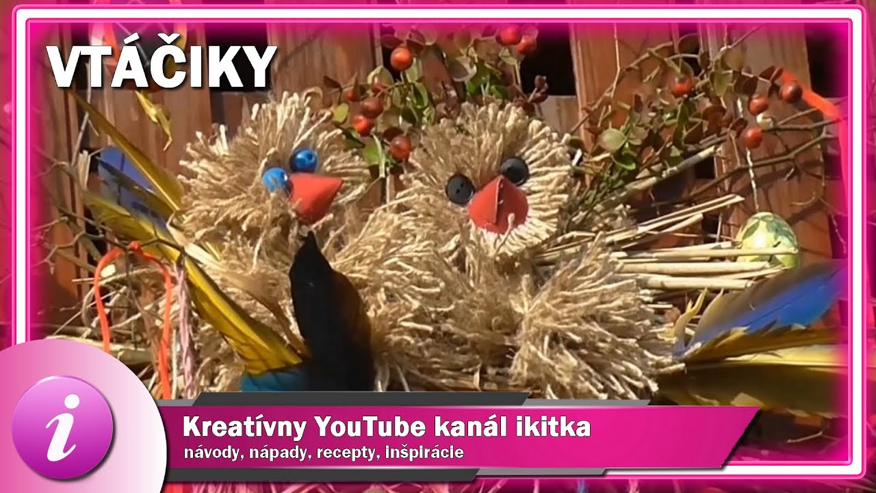 Dekorácia (veľkonočné vtáčiky)