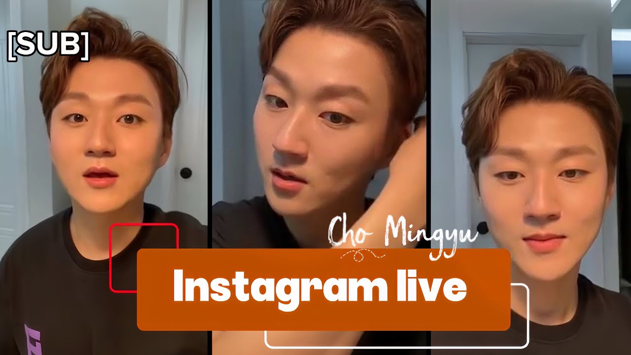 [SUB] Cho Mingyu instagram video live 1 January 2022