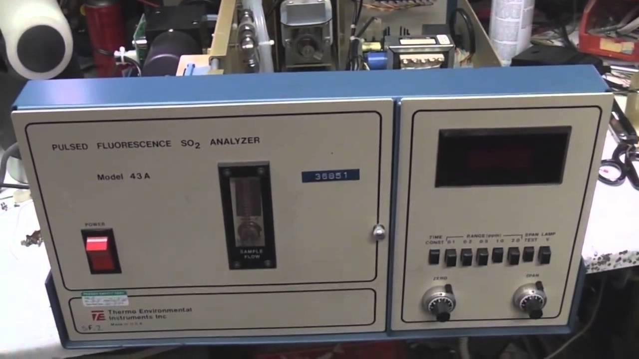 Gas analyser teardown