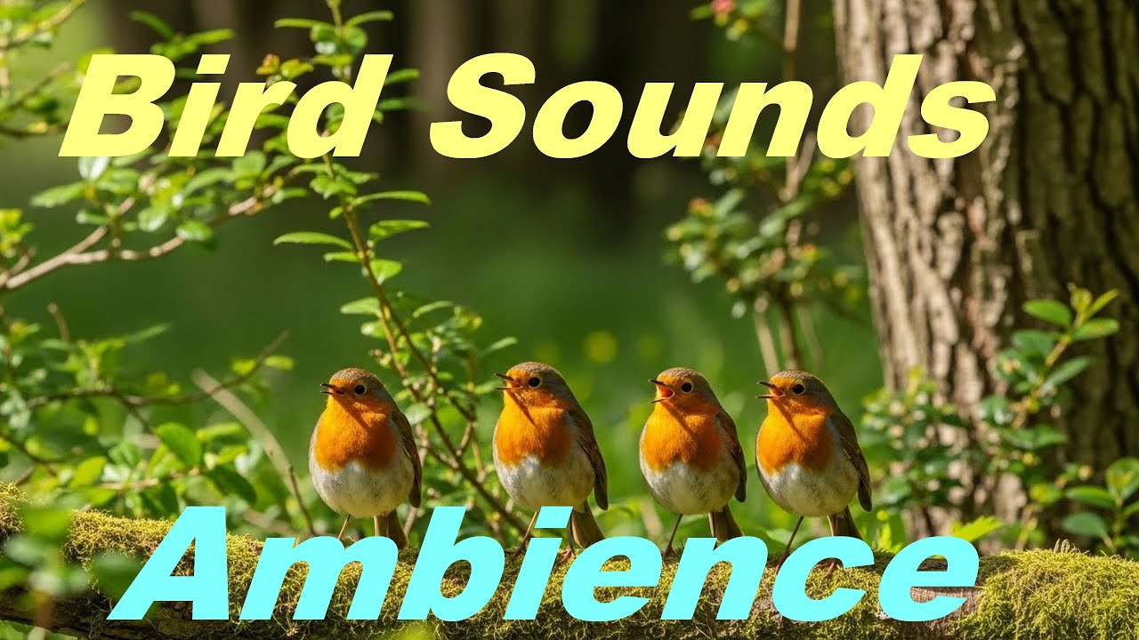 Relaxing Forest Bird Chirping Flute Ambience Music, Reduce Stress Calm Our Mind Naturally #ambient