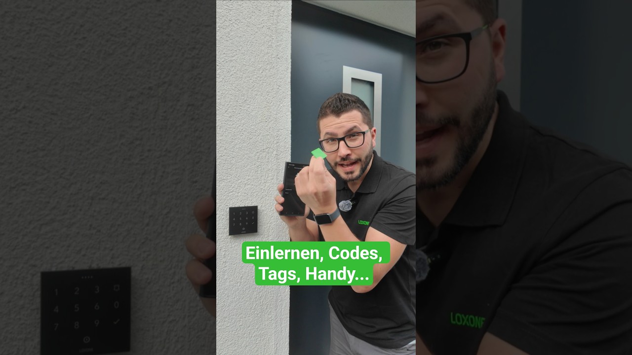 Schl&uuml;ssel? Nie wieder! So geht Zutritt mit #loxone  🔓📱