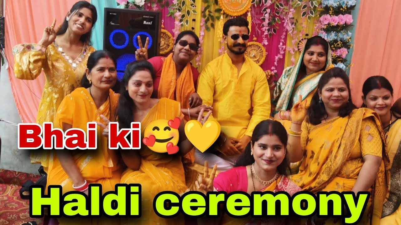 &ldquo;Bhai Ki Haldi Ceremony 💛 | Indian Wedding Vlog 2026&rdquo;