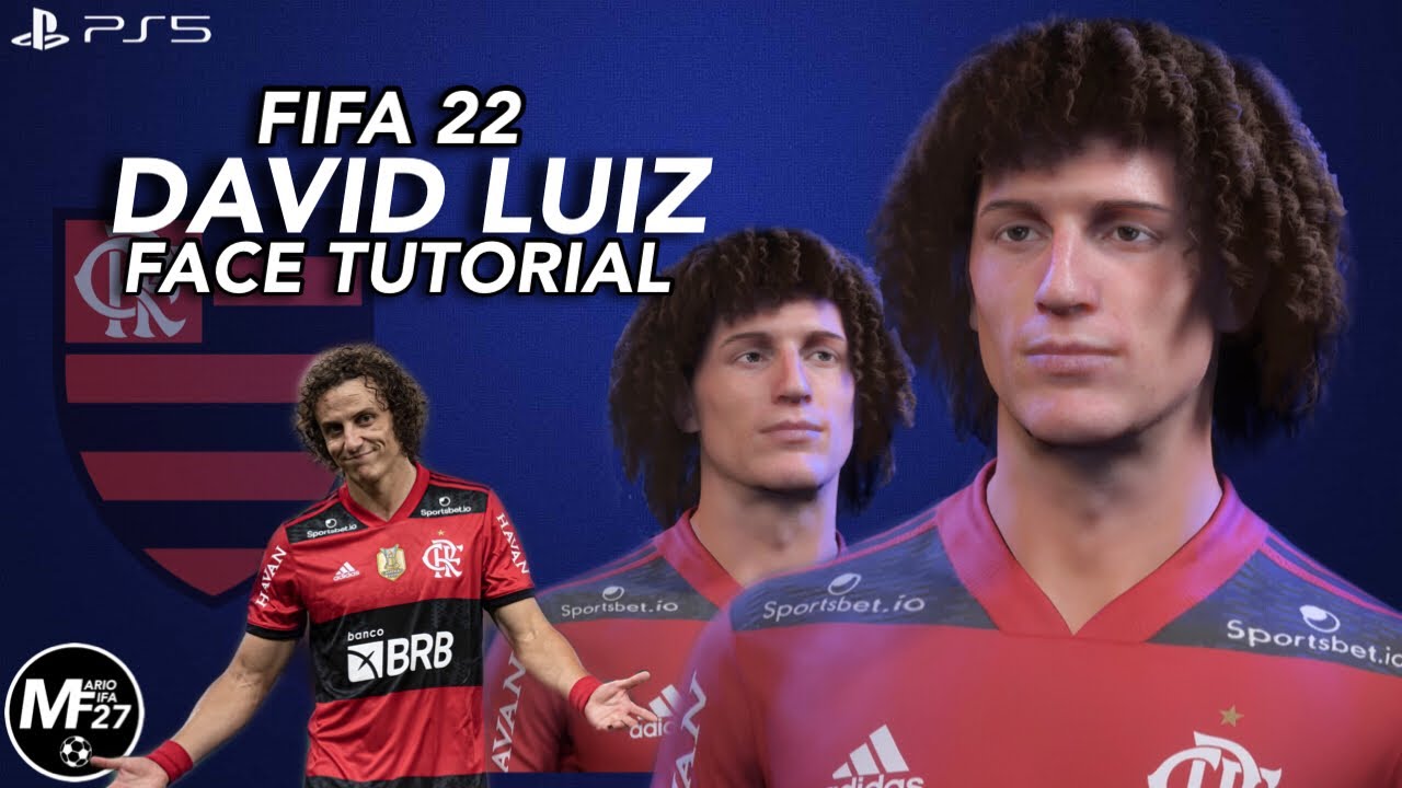 FIFA 22 | DAVID LUIZ FACE (Tutorial + Stats) | Flamengo