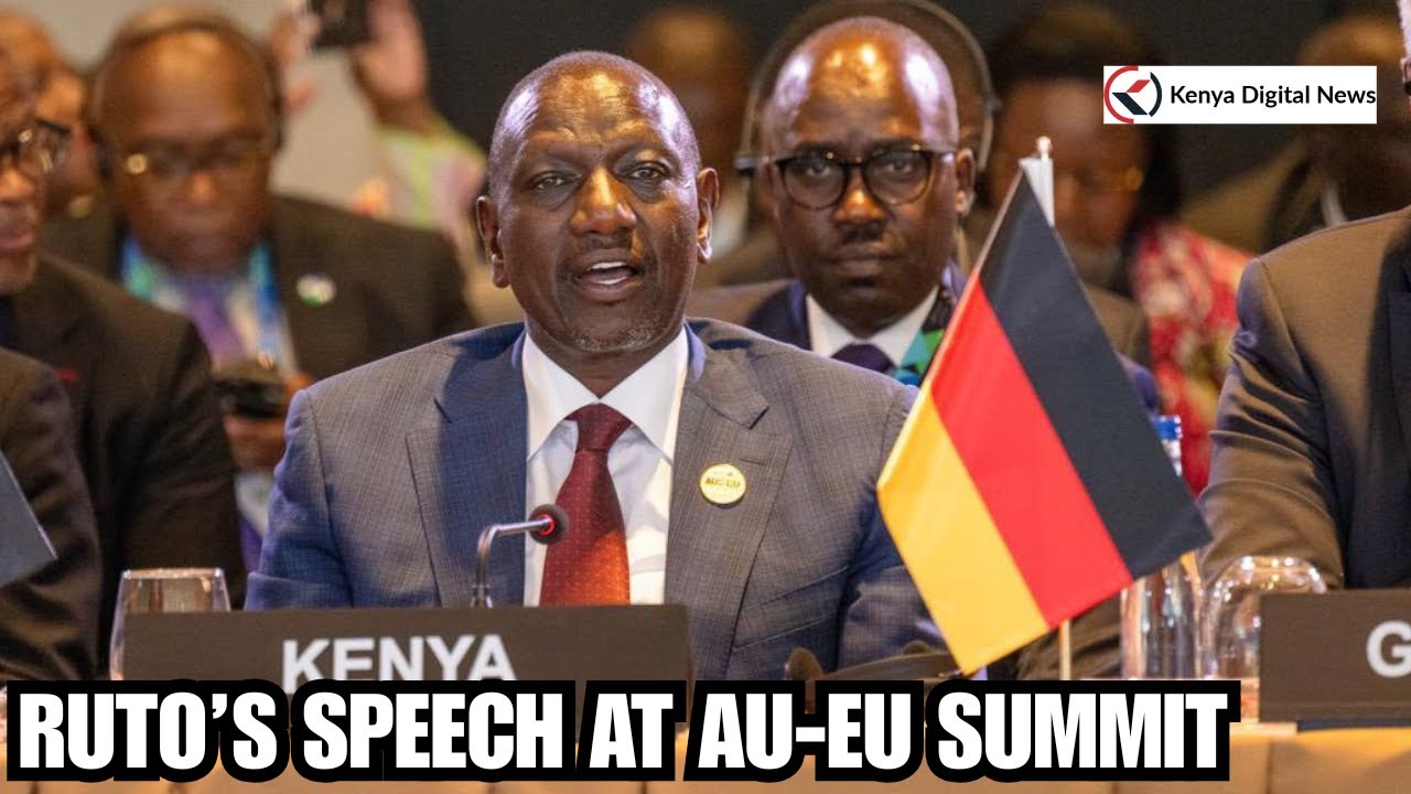 THIS MAN! President Ruto's POWERFUL address to the 7th AU-EU Summit in Luanda, Angola