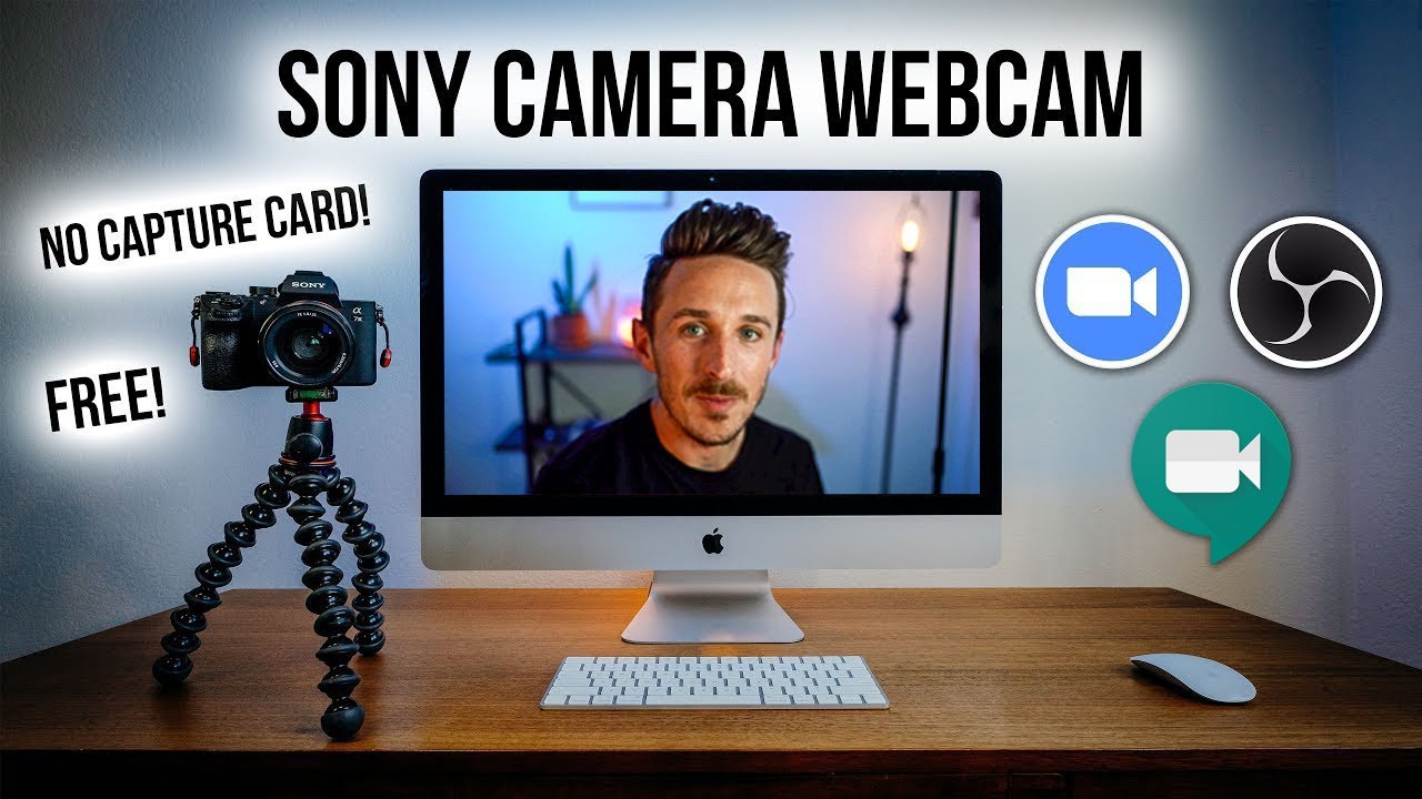 USE SONY CAMERA AS A WEBCAM (NO CAPTURE CARD) MAC ONLY