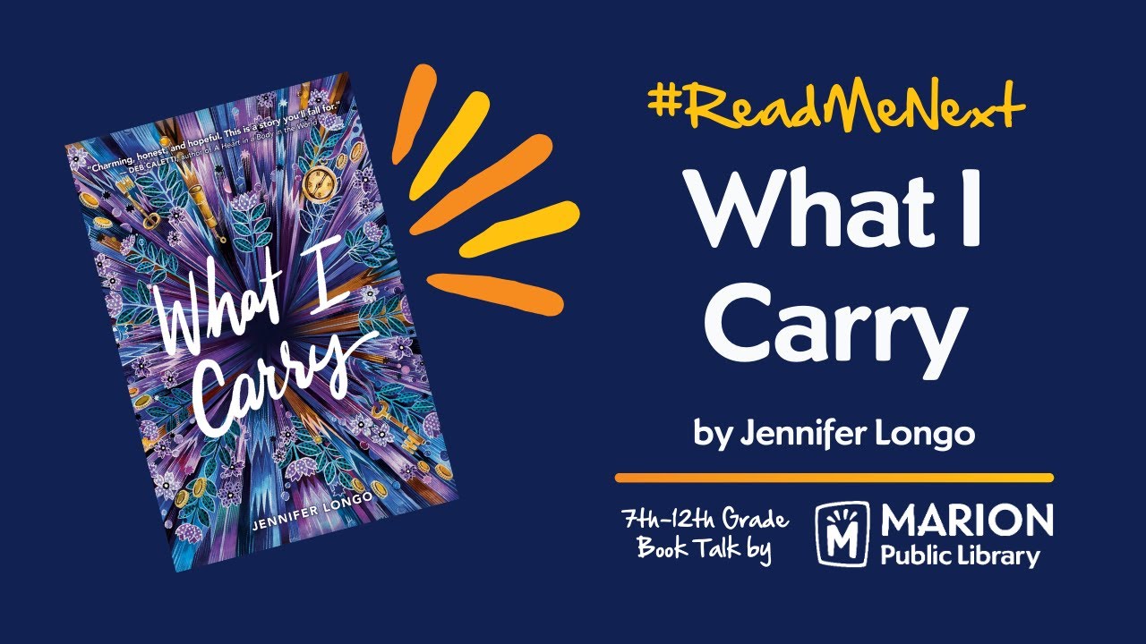 What I Carry: 7th-12th Grade Book Talk