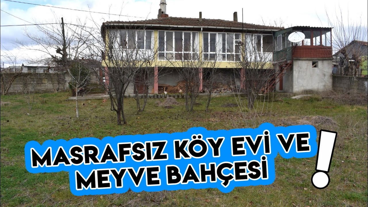 Satmaktan vazgeçti Müstakil Köy Köşkü ve Bahçesi Yemyeşil Doğa Manzaralı İzlemeden Geçme!