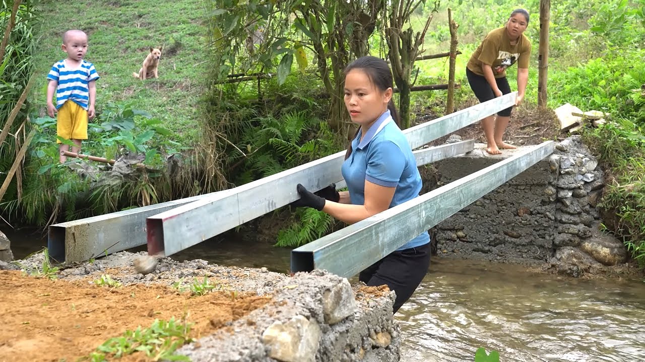 TIMELAPSE : START TO FINISH The Girl Who Built a Bridge to Change a Single Mother's Life