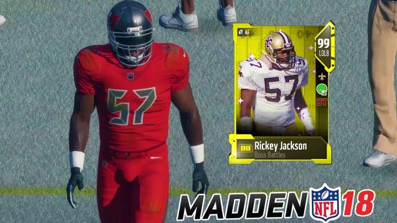 BOSS BATTLE RICKEY JACKSON | MADDEN 18 ULTIMATE TEAM GAMEPLAY