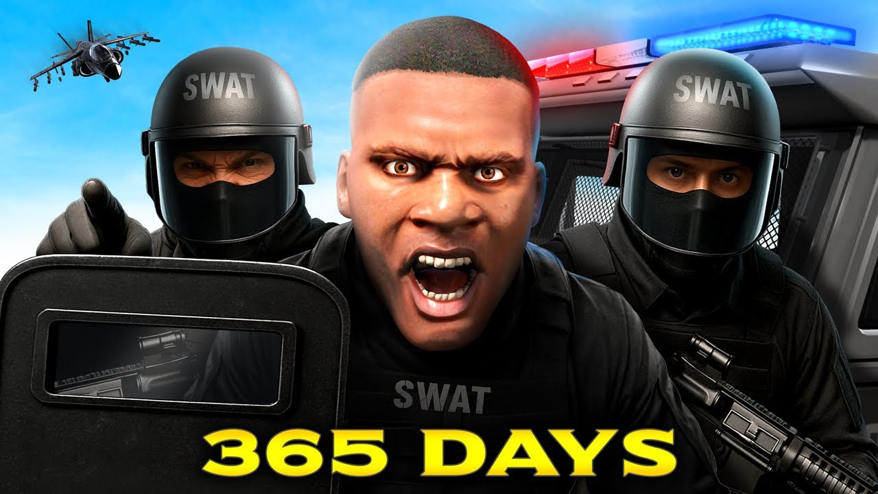 I Spent 365 DAYS with the SWAT TEAM in GTA 5!