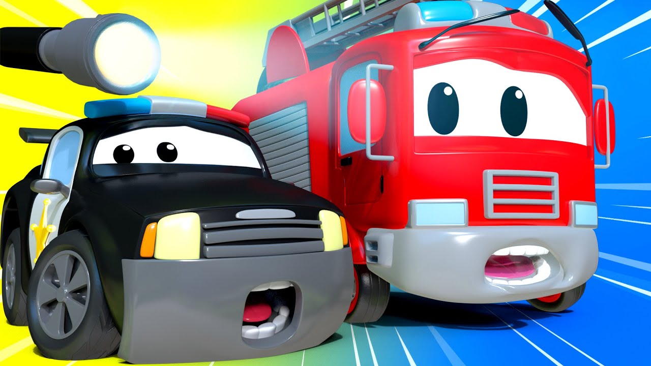 La Super Patrulla - La Casa de Diversi&oacute;n - Auto City | Dibujos animados de carros