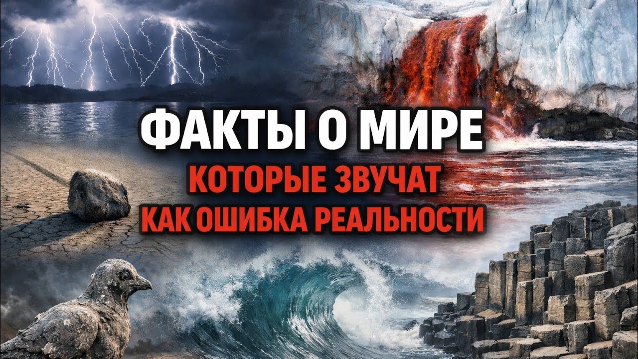 Топ-8 фактов о мире, которые звучат как ошибка реальности.
