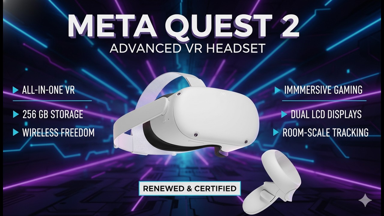Meta Quest 2 256GB Review | Advanced All-In-One VR Headset (Renewed)