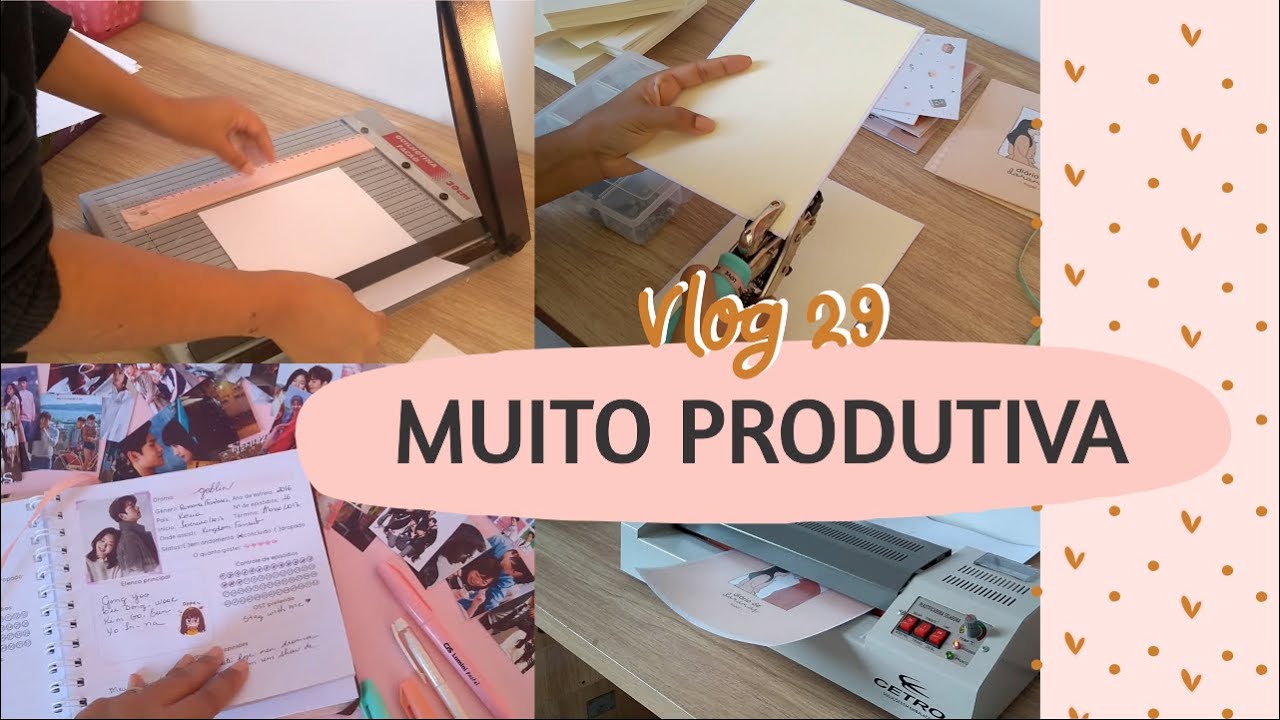 Studio Vlog #29 | Início da semana de trabalho e minhas guilhotinas facão