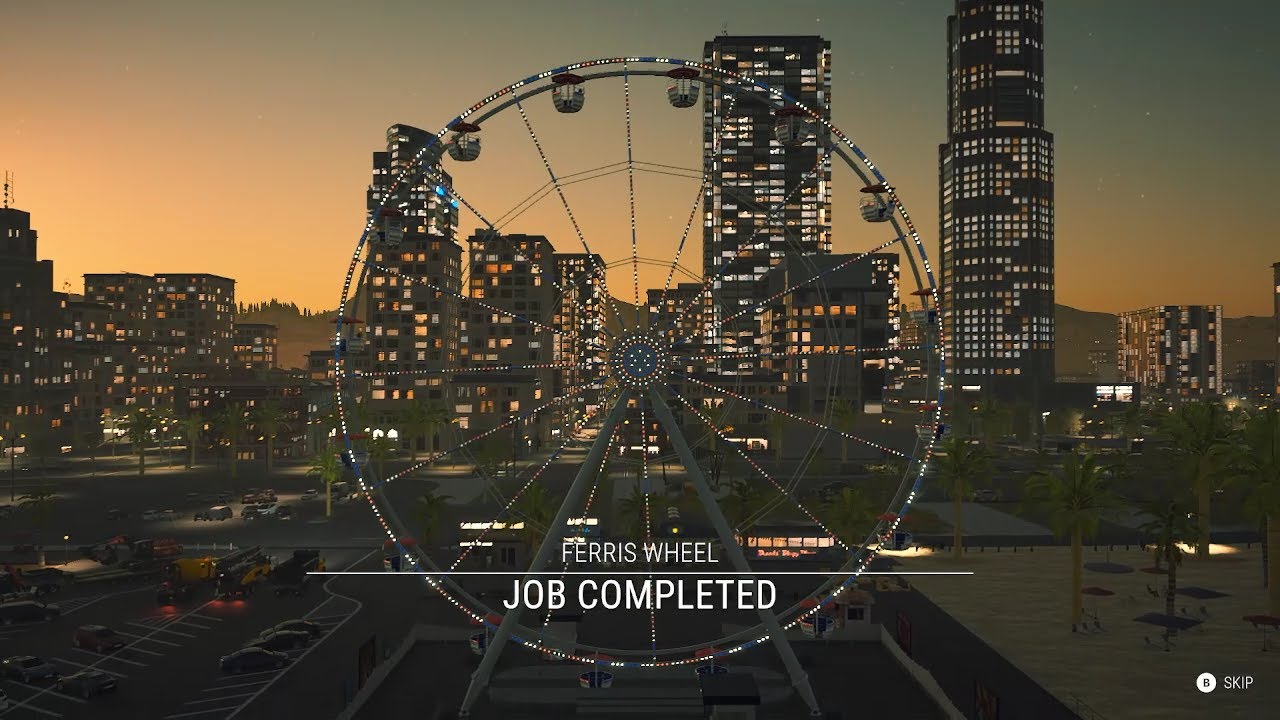 Construction Simulator - Building a Ferris Wheel! (Timelapse)