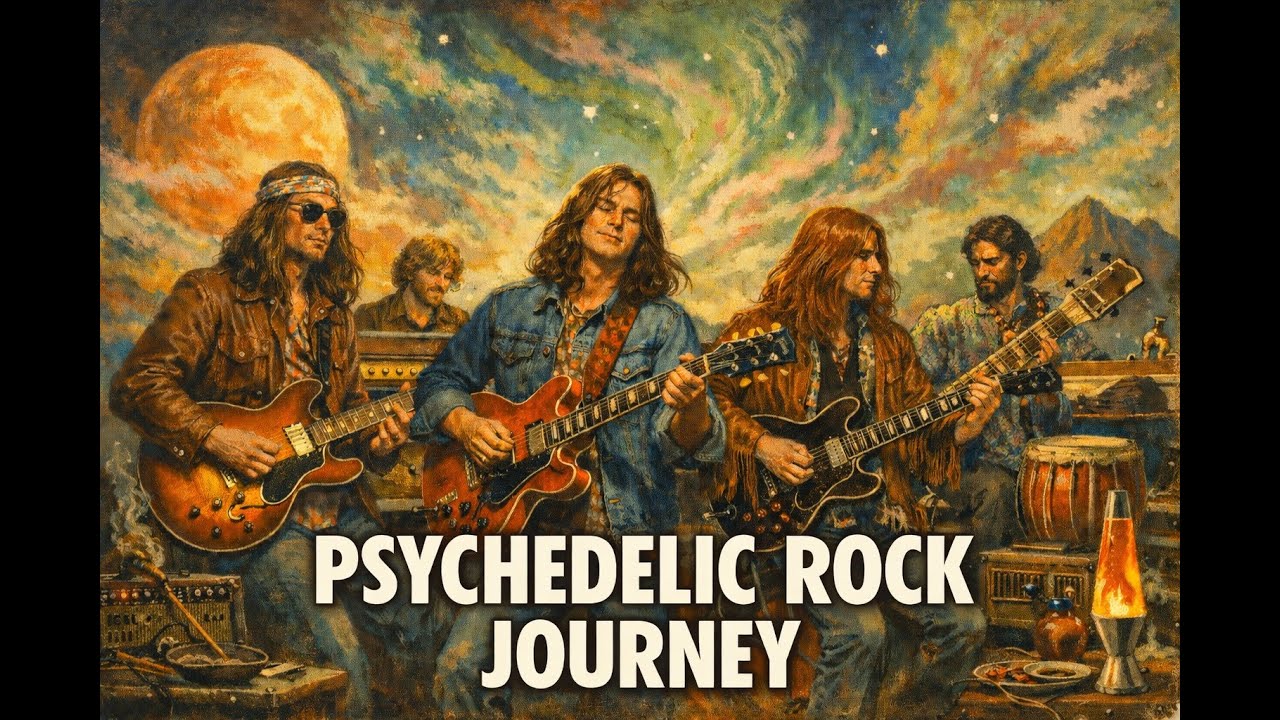 Swirling Psychedelic Rock Journey | Cosmic Guitars & Hypnotic