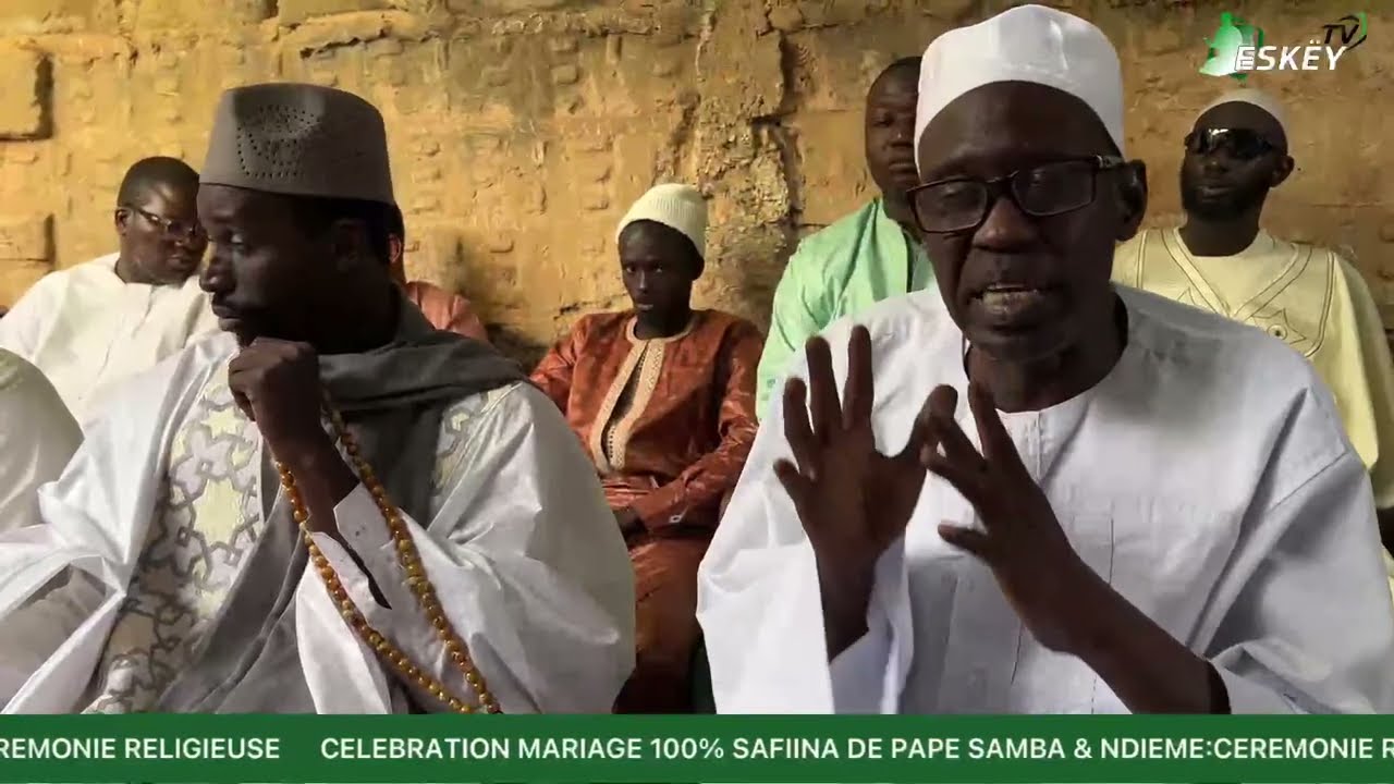 CELEBRATION MARIAGE 100% SAFIINA DE PAPE SAMBA & NDIEME:CEREMONIE RELIGIEUSE