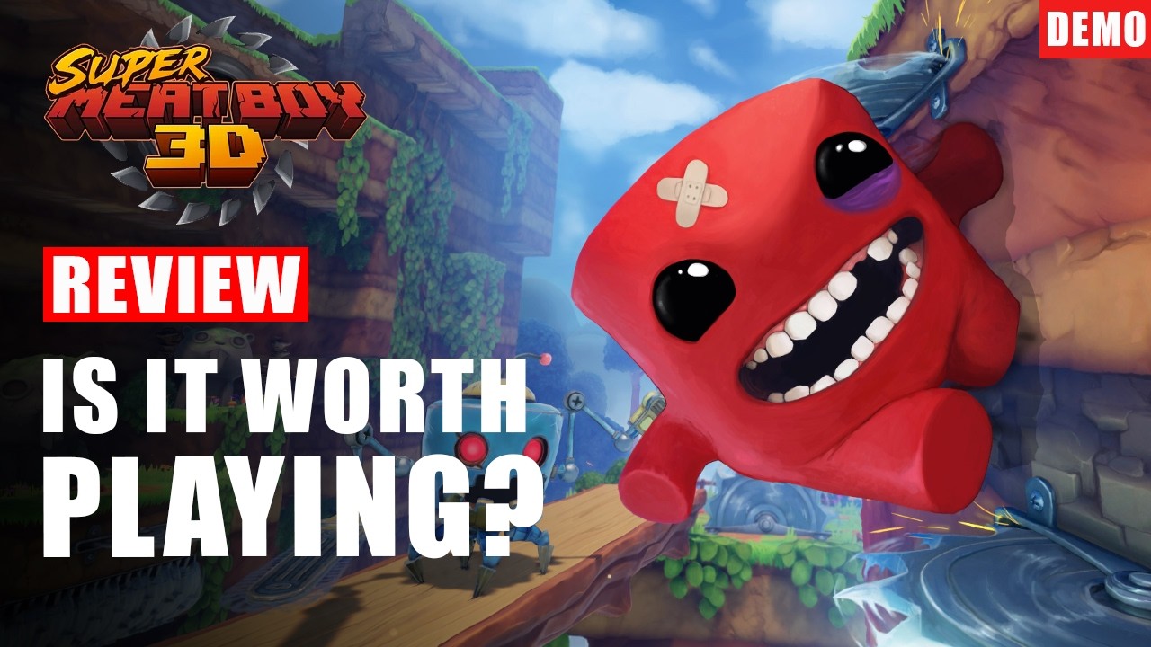 Обзор Super Meat Boy 3D &mdash; стоит ли в неё играть? Весело или сложно? | Разбор демоверсии игрового ...