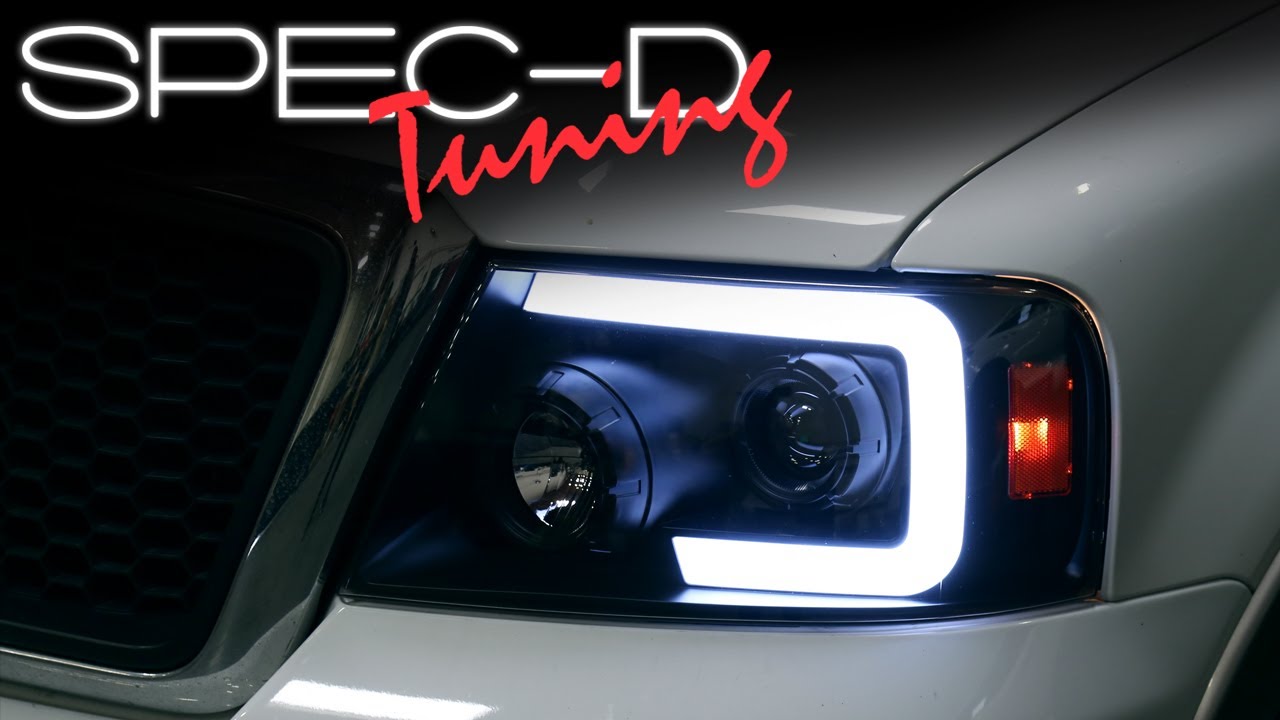 SPECDTUNING INSTALLATION VIDEO: 2004-2008 FORD F150 PROJECTOR HEADLIGHTS