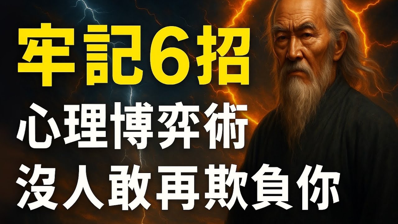 牢記6招心理博弈術，沒人敢再欺負你 | 智慧之海 | 智慧 人生 哲學