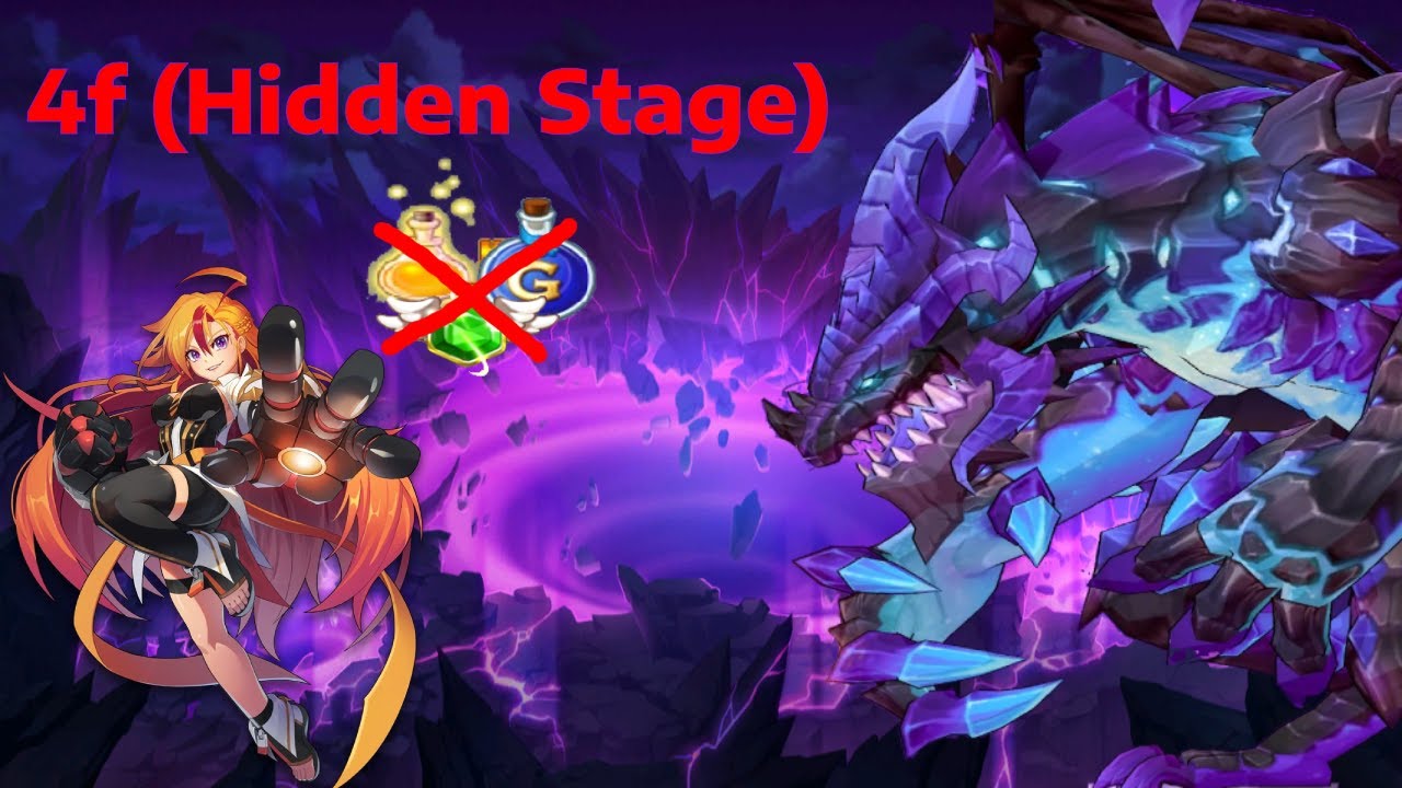 Kallia - Void (Invasion) Hidden Stage 4f Solo No Potions - Grand Chase Classic