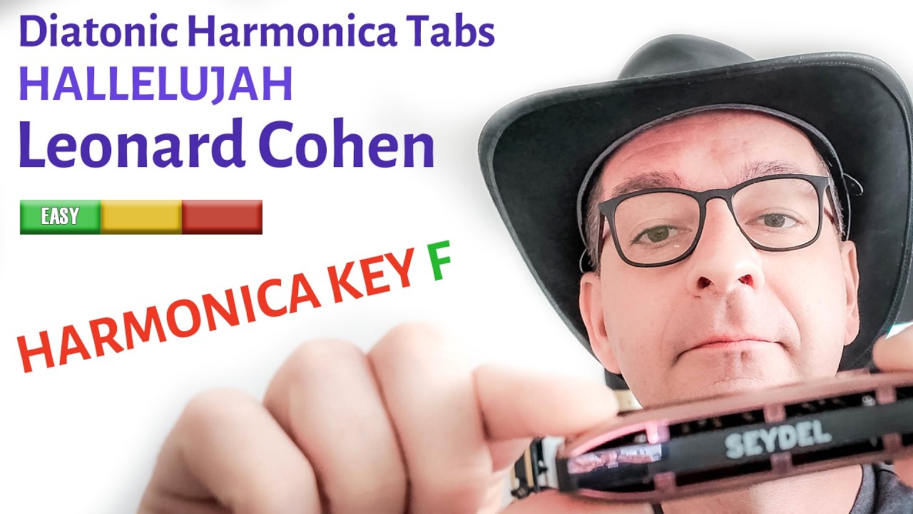 Hallelujah - Leonard Cohen | Diatonic Harmonica Tabs Covers Songs Lessons