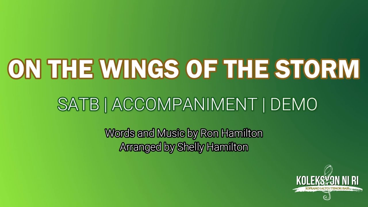 On the Wings of the Storm | SATB | Piano