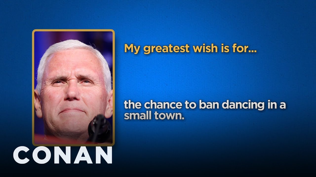 Celebrity Survey: Mike Pence, Vladimir Putin Edition | CONAN on TBS