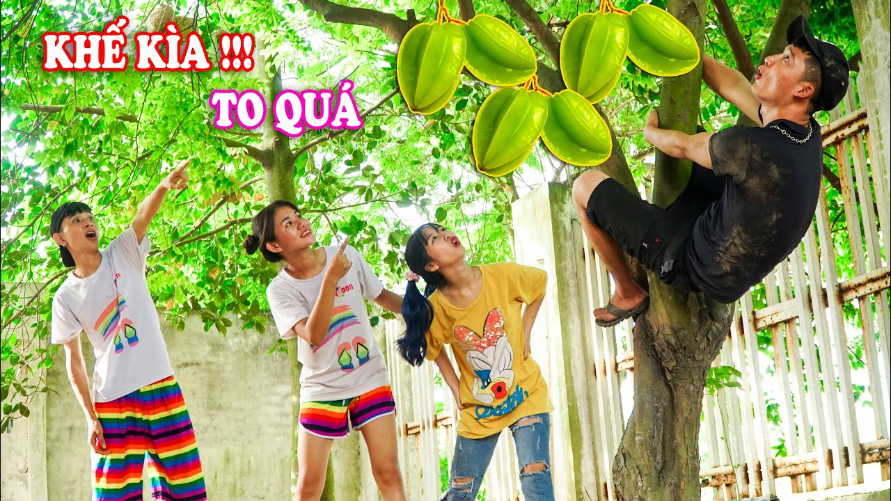 Hai Anh Em Đi Hái Khế Nhà Hàng Xóm - Những Trò Nghịch Ngợm Thôn Quê - Táo Xanh TV