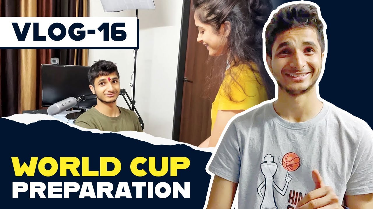 Final moments before flying for World Cup | Vidit Gujrathi #VLOG16