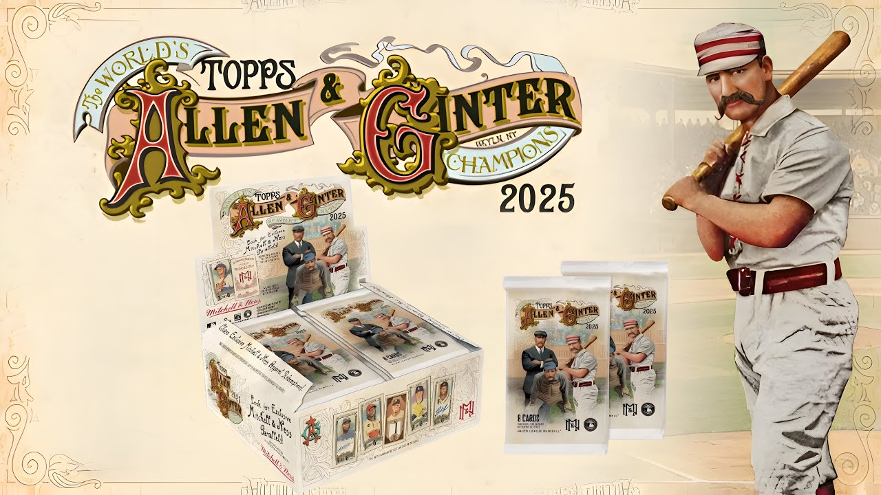 Набор коллекционных карточек Topps Allen & Ginter Hobby Box 2025 года — так ли выглядит пол?